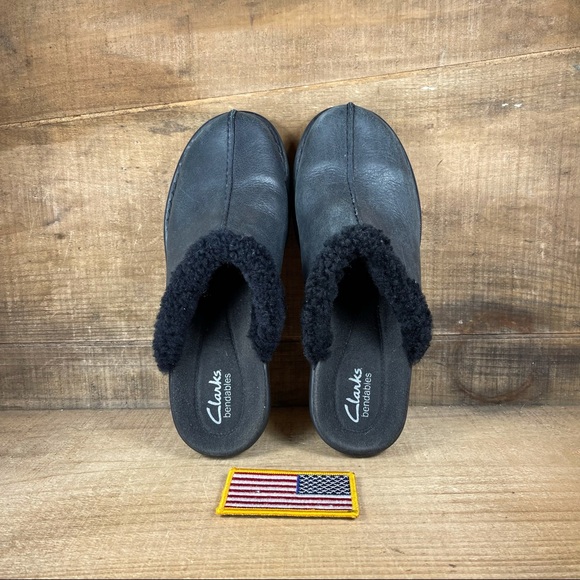 Clarks Bendables Leather/faux fur slip on - Picture 5 of 8